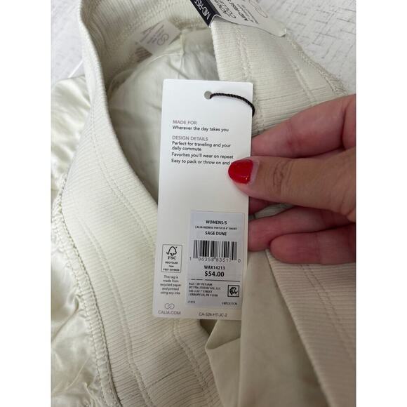 CALIA Women's Sage Dune Midrise Pintuck 4" Shorts Size S - Picture 6 of 6